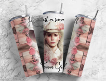 Load image into Gallery viewer, Just A GIrl/20oz. Tumble/ Auntie Lolo's Creations