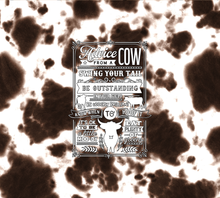 Load image into Gallery viewer, Advice from A Cow/20oz. Tumble/ Auntie Lolo's Creations