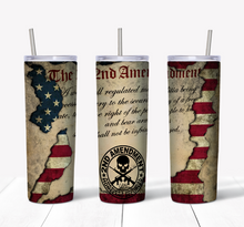 Load image into Gallery viewer, American Flag/ We The People 20 oz. Sublimation Tumbler